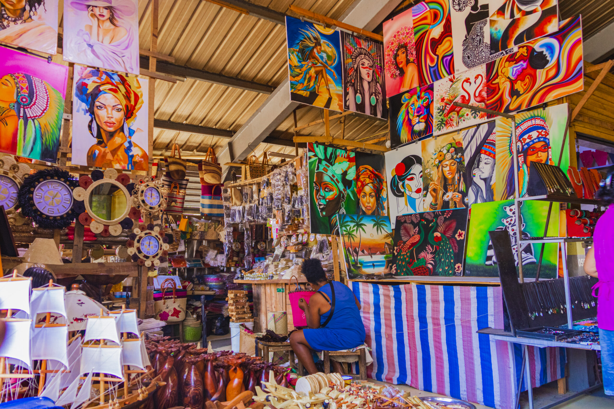 Visite du marché artisanal